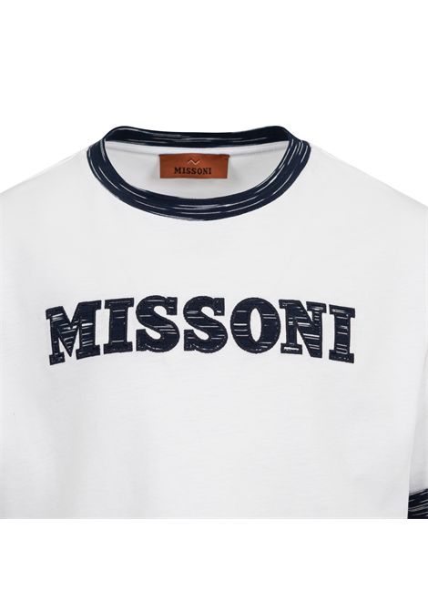 T-shirt con stampa MISSONI KIDS | MY8Q21 Z3672100BL